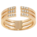 Кольцо Xuping Позолота 18K Декоративное с цирконием фото №1 Кольцо Xuping Позолота 18K Декоративное с цирконием фото №1