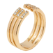 Кольцо Xuping Позолота 18K Декоративное с цирконием фото №2 Кольцо Xuping Позолота 18K Декоративное с цирконием фото №2