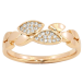 Кольцо Xuping Позолота 18K Декоративный узор с инкрустацией цирконием фото №1