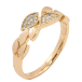 Кольцо Xuping Позолота 18K Декоративный узор с инкрустацией цирконием фото №2