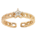 Кольцо Xuping Позолота 18K Узор с звездочкой фото №1 Кольцо Xuping Позолота 18K Узор с звездочкой фото №1