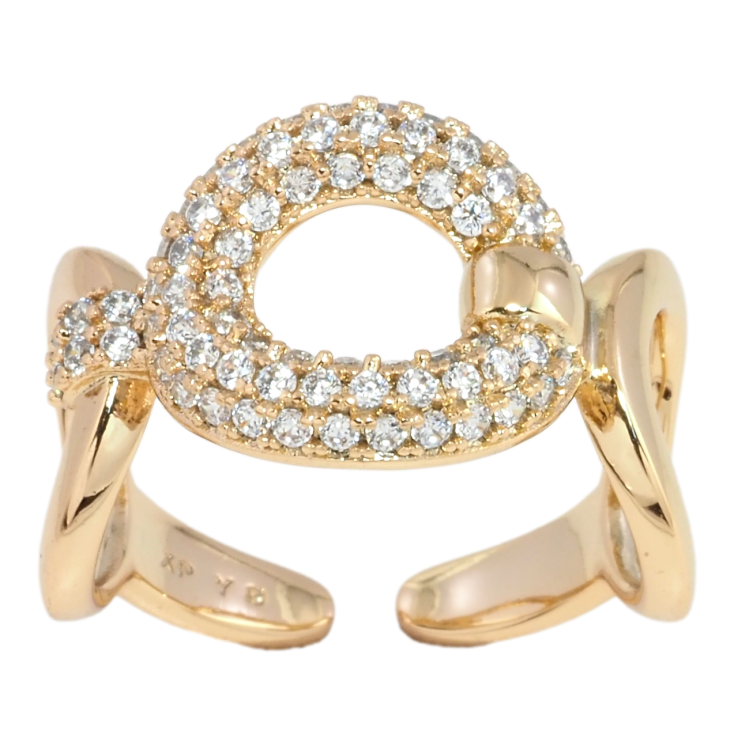 Каблучка Xuping Позолота 18K Інкрустація цирконієм фото №20