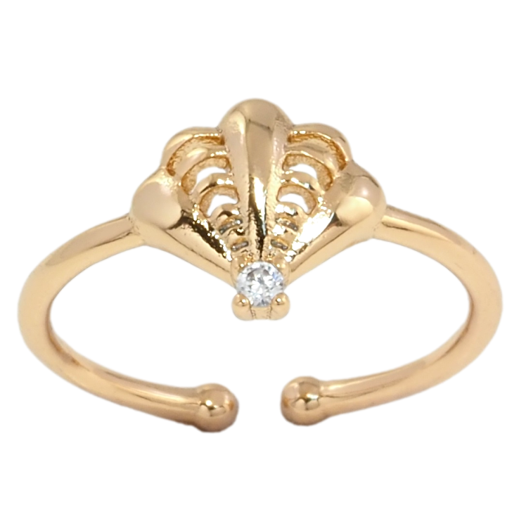 Каблучка Xuping Позолота 18K Мушля фото №6