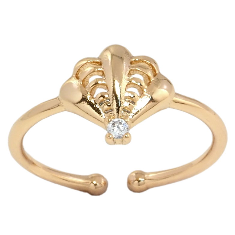 Каблучка Xuping Позолота 18K Мушля фото №1