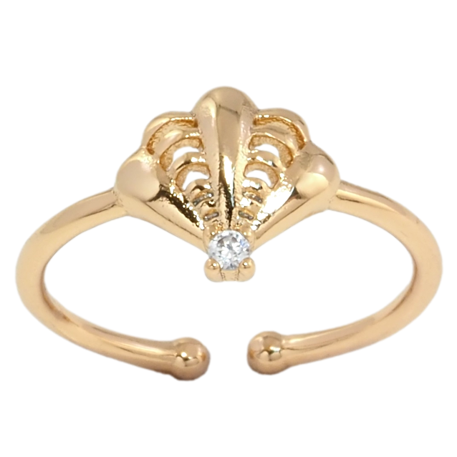 Каблучка Xuping Позолота 18K Мушля фото №1