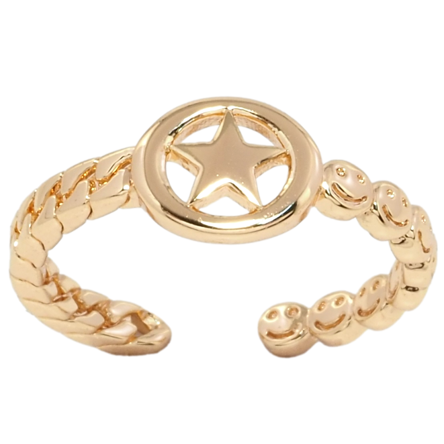 Кольцо Xuping M&L Цвет 18К Звезда фото №1