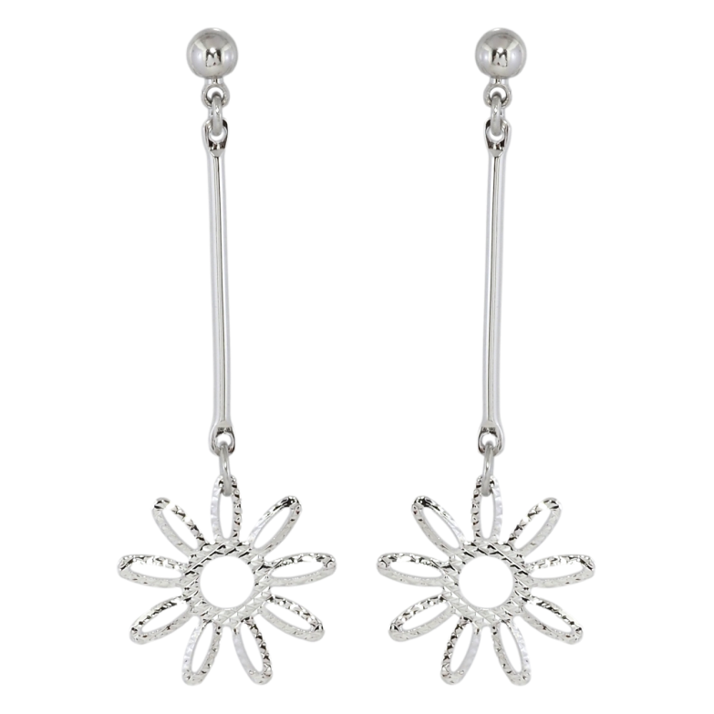 Сережки Xuping Родій пусети Квіточки фото №4