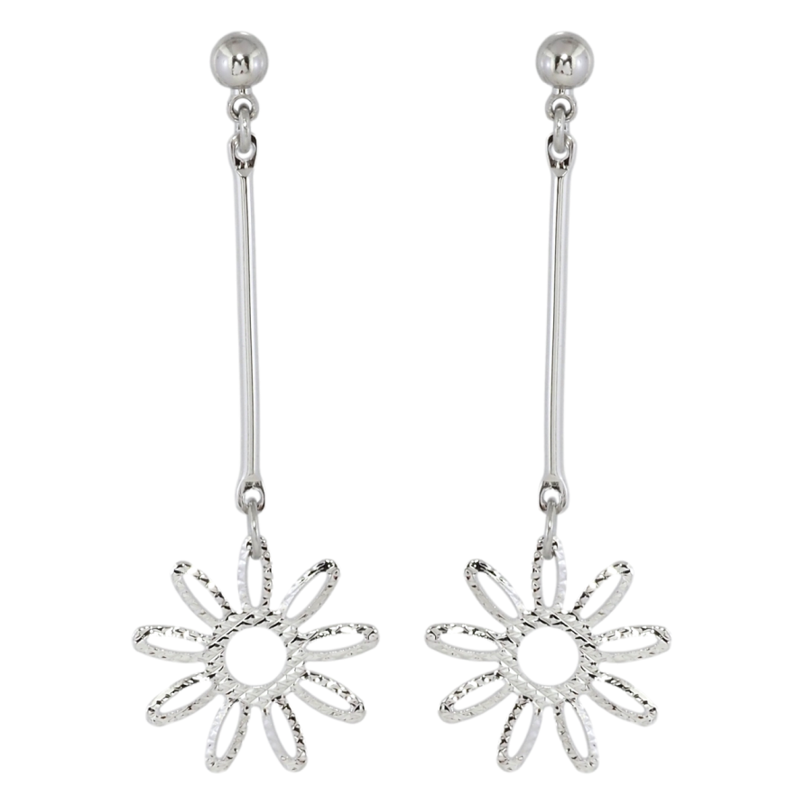 Сережки Xuping Родій пусети Квіточки фото №1