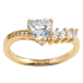 Кольцо Xuping Позолота 18K Кристальное сердечко фото №1 Кольцо Xuping Позолота 18K Кристальное сердечко фото №1