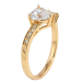 Кольцо Xuping Позолота 18K Кристальное сердечко фото №2 Кольцо Xuping Позолота 18K Кристальное сердечко фото №2