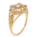 Кольцо Xuping Позолота 18K Цветочек с цирконием фото №2 Кольцо Xuping Позолота 18K Цветочек с цирконием фото №2