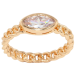 Кольцо Xuping Позолота 18K Узор цепочка с фианитом фото №1 Кольцо Xuping Позолота 18K Узор цепочка с фианитом фото №1
