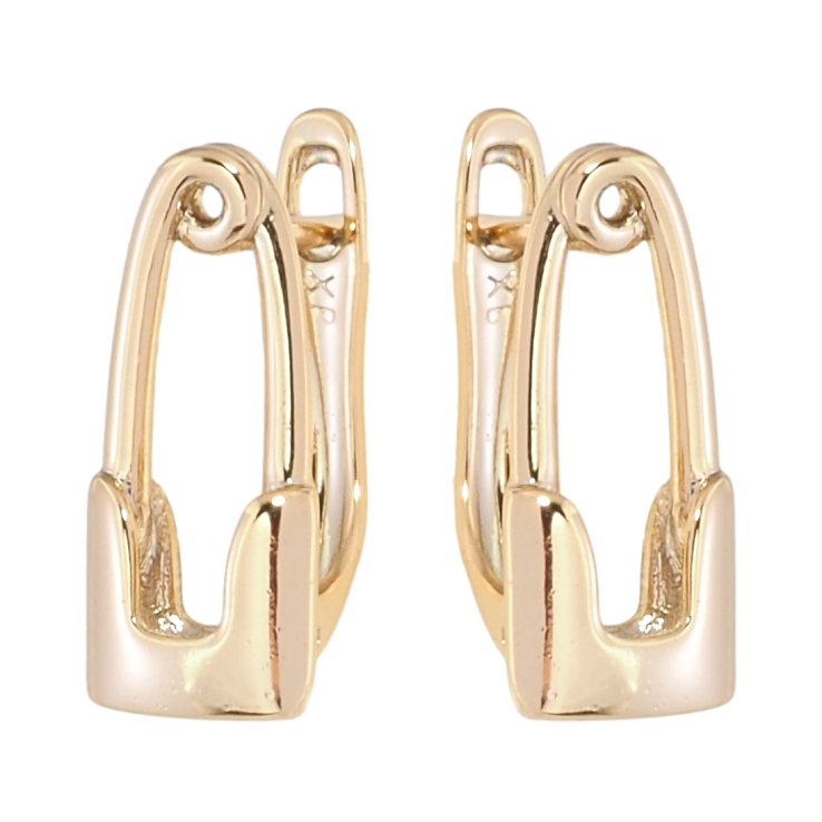 Серьги Xuping Позолота 18K английский замок Булавки фото №2