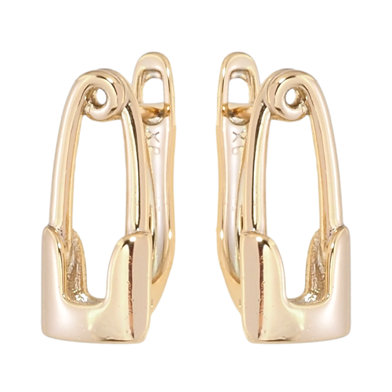 Серьги Xuping Позолота 18K английский замок Булавки фото №1 Серьги Xuping Позолота 18K английский замок Булавки фото №1