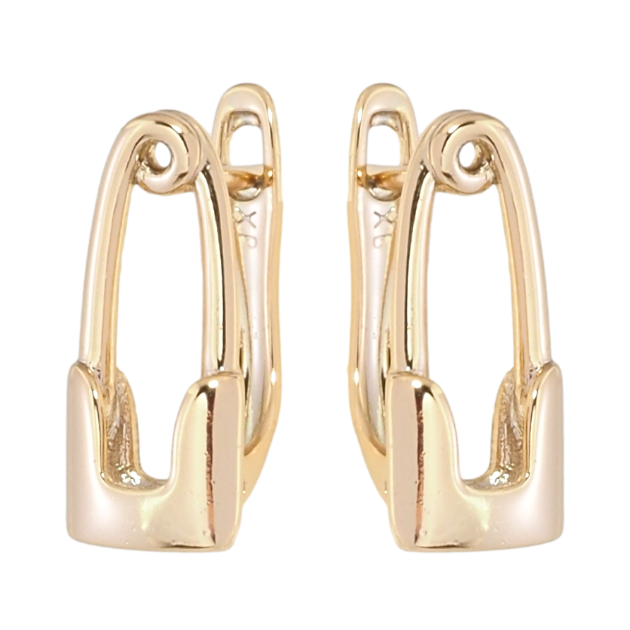 Серьги Xuping Позолота 18K английский замок Булавки фото №1 Серьги Xuping Позолота 18K английский замок Булавки фото №1