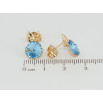 Серьги Xuping цвет 18K с кристаллами Swarovski пусеты Кристалл Rivoli цвет Aquamarine с бабочкой ø 9мм фото №2 Серьги Xuping цвет 18K с кристаллами Swarovski пусеты Кристалл Rivoli цвет Aquamarine с бабочкой ø 9мм фото №2