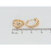 Серьги Xuping Позолота 18K колечки Декоративные с вертикальными вырезами фото №2 Серьги Xuping Позолота 18K колечки Декоративные с вертикальными вырезами фото №2
