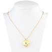 Кулон Xuping колір 18K з кр-ми Swarovski на ланцюжку Кристальне серце Sunflower довжина 40-45см фото №2 Кулон Xuping колір 18K з кр-ми Swarovski на ланцюжку Кристальне серце Sunflower довжина 40-45см фото №2