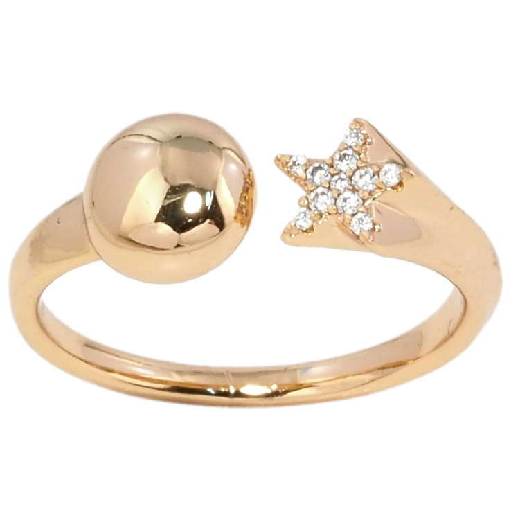 Каблучка Xuping Позолота 18K Зірочка з колом фото №15 Каблучка Xuping Позолота 18K Зірочка з колом фото №15