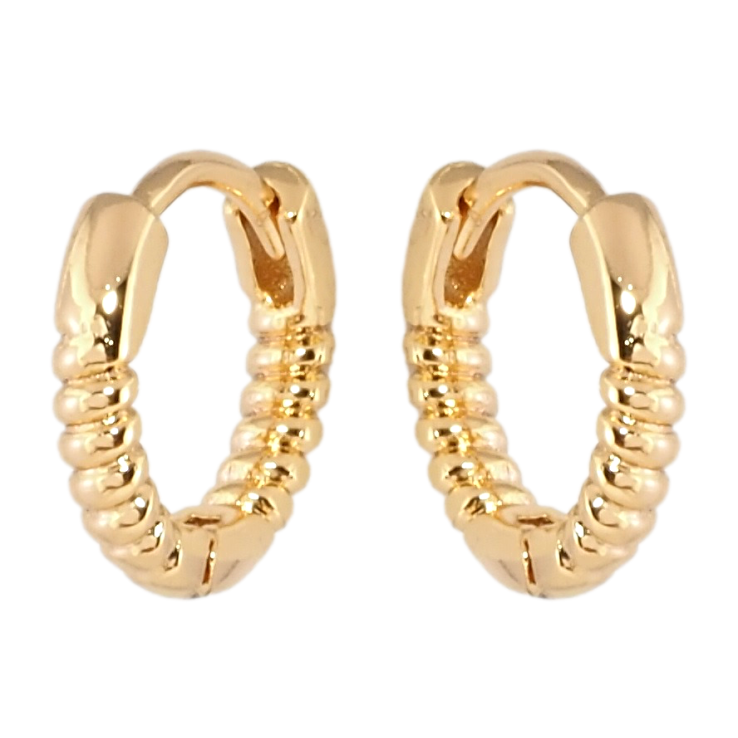 Сережки Xuping Позолота 18K колечка Декоративний візерунок фото №8