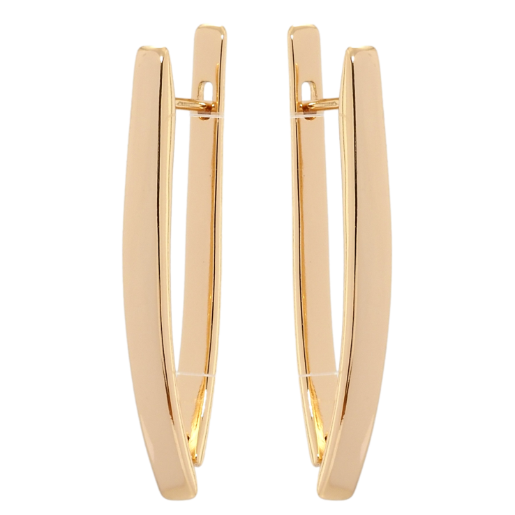 Серьги Xuping Позолота 18K английский замок Скобы фото №11 Серьги Xuping Позолота 18K английский замок Скобы фото №11