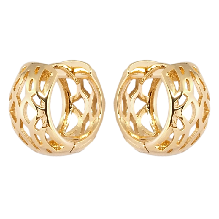 Серьги Xuping Позолота 18K колечки Декоративный резной узор фото №19 Серьги Xuping Позолота 18K колечки Декоративный резной узор фото №19