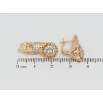 Серьги Xuping Позолота 18K английский замок Декоративные цветочки с цирконием фото №2 Серьги Xuping Позолота 18K английский замок Декоративные цветочки с цирконием фото №2