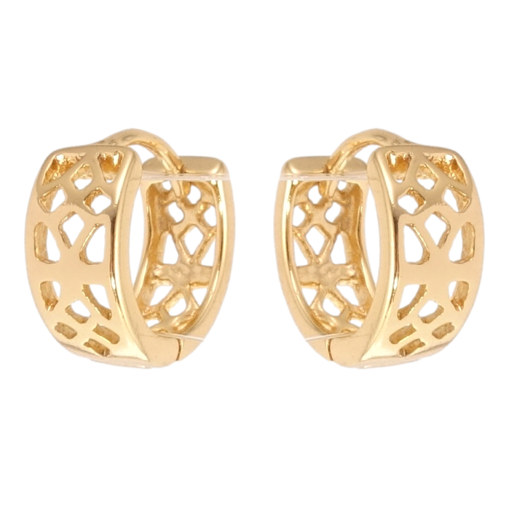 Серьги Xuping Позолота 18K колечки Декоративный резной орнамент фото №14 Серьги Xuping Позолота 18K колечки Декоративный резной орнамент фото №14