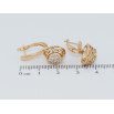 Серьги Xuping Позолота 18K английский замок Декоративный орнамент с цирконием фото №2 Серьги Xuping Позолота 18K английский замок Декоративный орнамент с цирконием фото №2