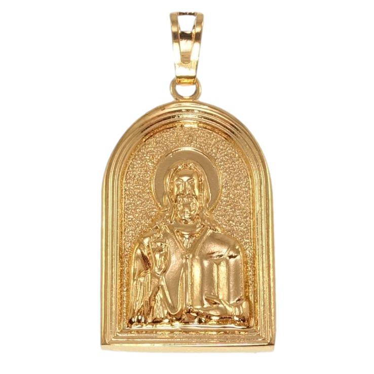 Кулон Xuping Позолота 18K Ладанка Иисус Христос для цепочки до 5мм фото №22 Кулон Xuping Позолота 18K Ладанка Иисус Христос для цепочки до 5мм фото №22