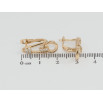Серьги Xuping Позолота 18K английский замок Декоративный узор с цирконием фото №2