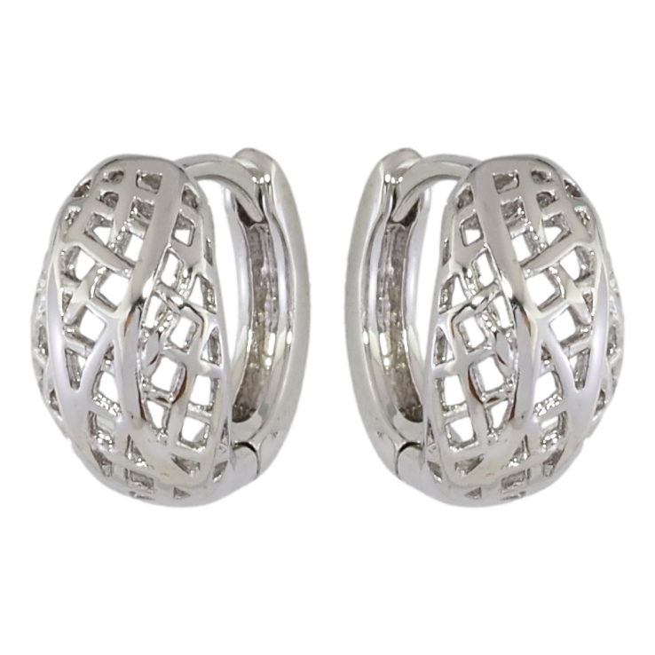 Сережки Xuping Родій колечка Різьблений візерунок фото №12