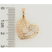 Кулон Xuping Позолота 18K Сердечко для ланцюжка до 5мм фото №2 Кулон Xuping Позолота 18K Сердечко для ланцюжка до 5мм фото №2