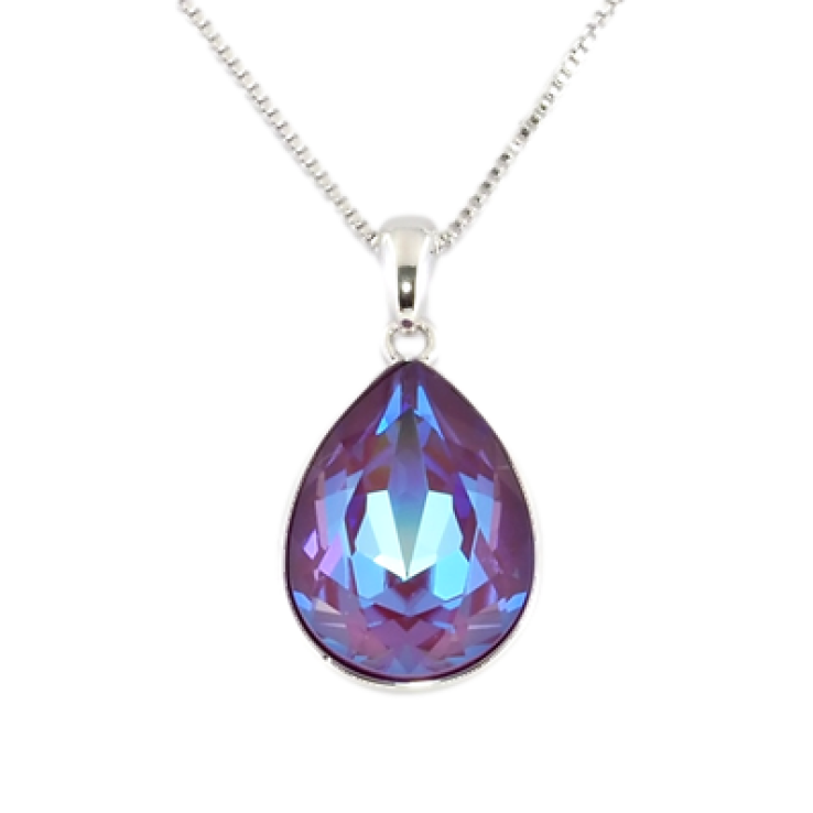 Кулон Xuping колір Родій із кристалами Swarovski на ланцюжку Кристал Siam Shimmer довжина 39-44см х 1мм фото №21 Кулон Xuping колір Родій із кристалами Swarovski на ланцюжку Кристал Siam Shimmer довжина 39-44см х 1мм фото №21