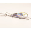 Кулон Xuping колір Родій із кристалами Swarovski на ланцюжку Кристал Sunshine Delite довжина 40-45см х 1мм фото №5