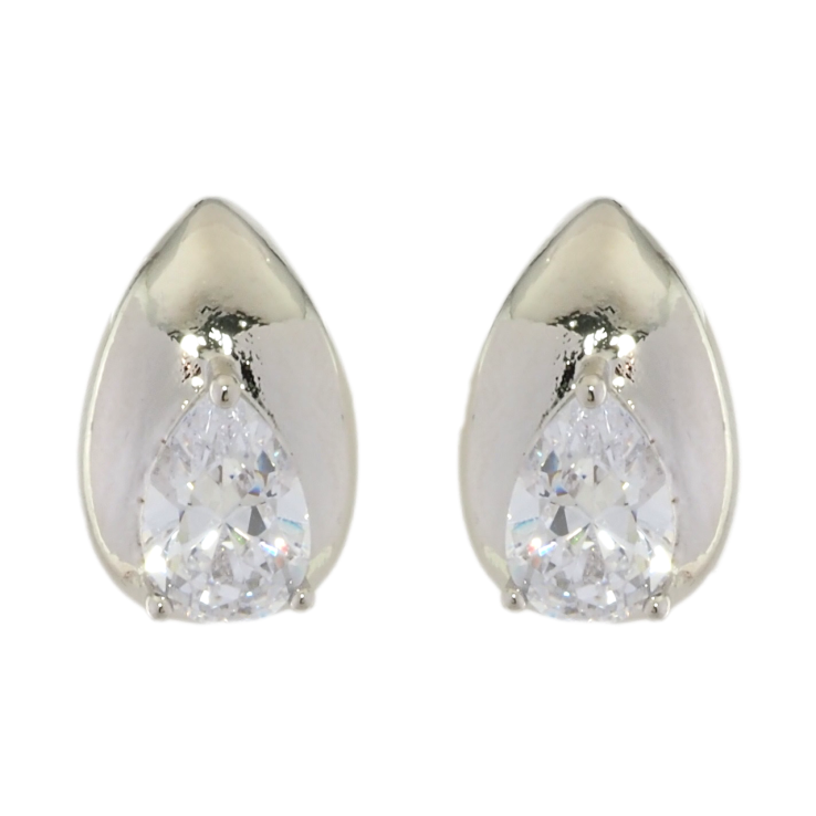 Серьги Xuping Родий пусеты Капельки с фианитами фото №21 Серьги Xuping Родий пусеты Капельки с фианитами фото №21