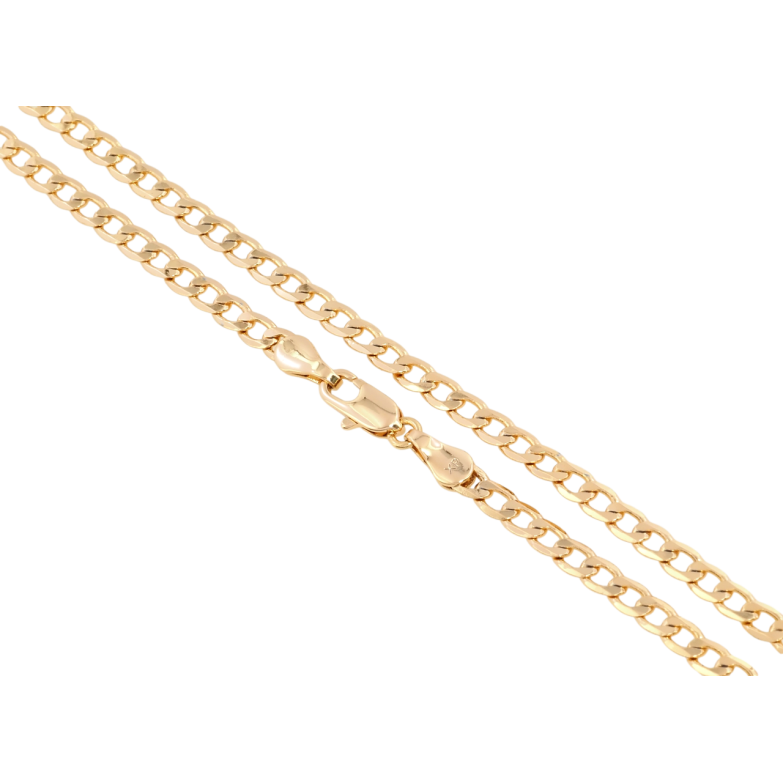 Цепочка Xuping Позолота 18K Плетение Панцирное длина 45см х 3.5мм фото №1