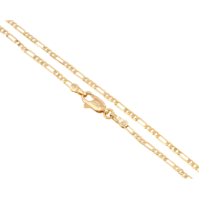 Цепочка Xuping Позолота 18K Плетение Фигаро длина 49см х 2мм фото №1