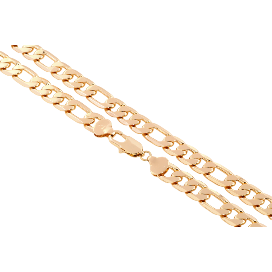 Ланцюжок Xuping Позолота 18K Плетіння Фігаро довжина 60см х 12мм фото №1