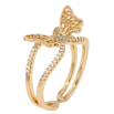 Кольцо Xuping Позолота 18K Бабочка фото №2 Кольцо Xuping Позолота 18K Бабочка фото №2