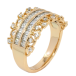 Кольцо Xuping Позолота 18K Узор с инкрустацией цирконием фото №2 Кольцо Xuping Позолота 18K Узор с инкрустацией цирконием фото №2