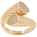 Кольцо Xuping Позолота 18K Объемный узор с инкрустацией цирконием фото №1 Кольцо Xuping Позолота 18K Объемный узор с инкрустацией цирконием фото №1