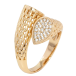 Кольцо Xuping Позолота 18K Объемный узор с инкрустацией цирконием фото №2 Кольцо Xuping Позолота 18K Объемный узор с инкрустацией цирконием фото №2