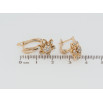 Серьги Xuping Позолота 18K английский замок Цветочки с цирконием фото №2 Серьги Xuping Позолота 18K английский замок Цветочки с цирконием фото №2