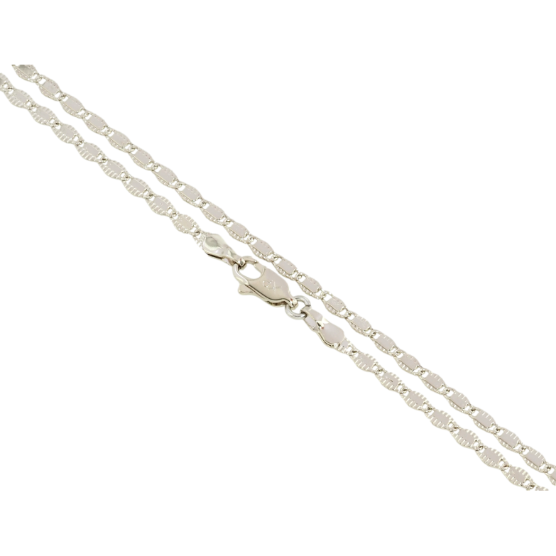 Цепочка Xuping Родий Плетение Морская цепь с узором длина 45см х 3мм фото №1 Цепочка Xuping Родий Плетение Морская цепь с узором длина 45см х 3мм фото №1