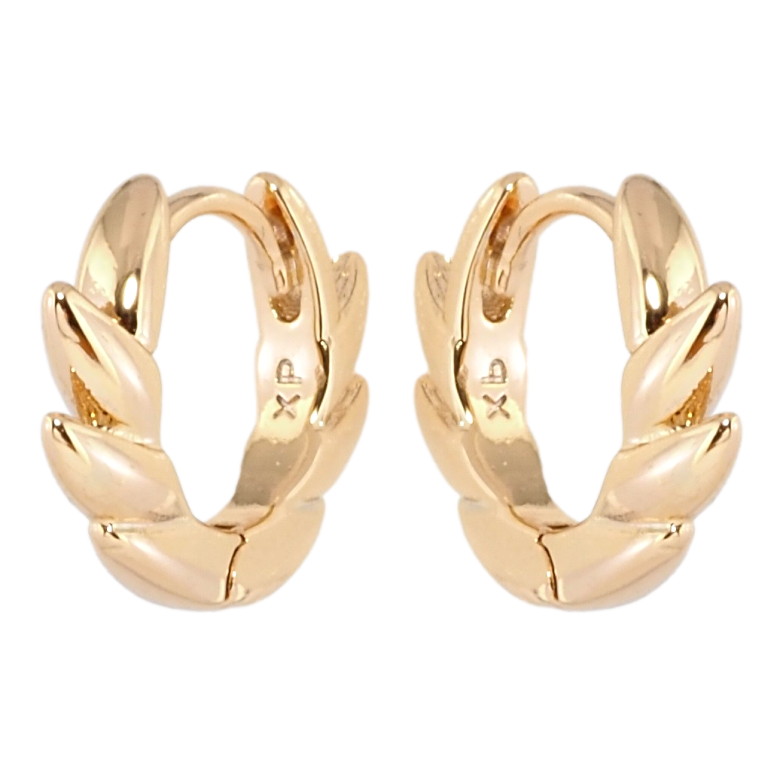 Сережки Xuping Позолота 18K колечка Декоративний візерунок фото №1 Сережки Xuping Позолота 18K колечка Декоративний візерунок фото №1