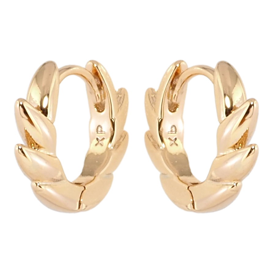 Сережки Xuping Позолота 18K колечка Декоративний візерунок фото №1