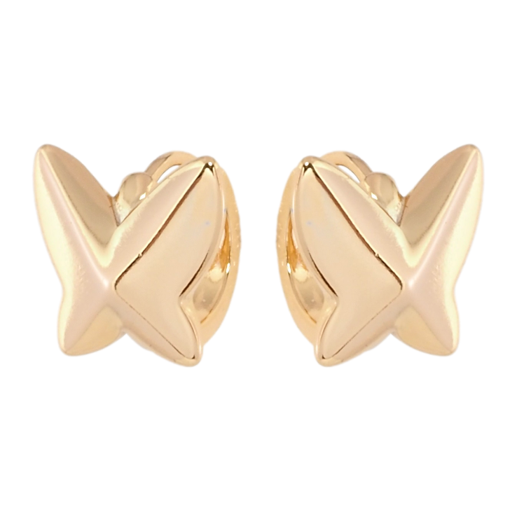 Серьги Xuping Позолота 18K колечки Бабочки фото №23 Серьги Xuping Позолота 18K колечки Бабочки фото №23