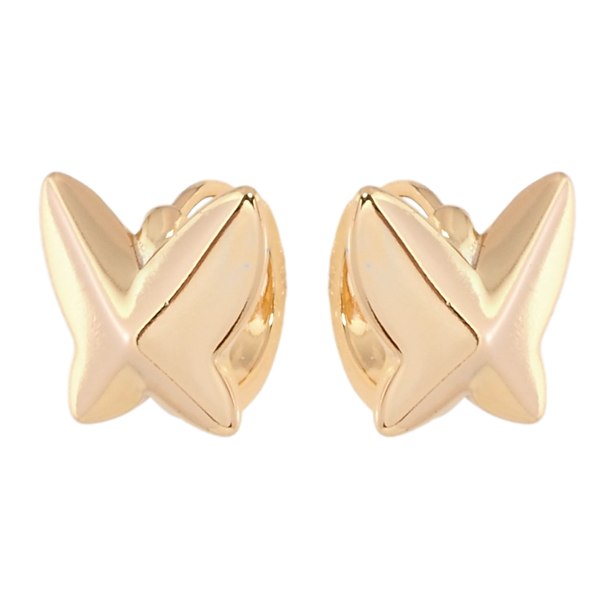 Серьги Xuping Позолота 18K колечки Бабочки фото №1 Серьги Xuping Позолота 18K колечки Бабочки фото №1