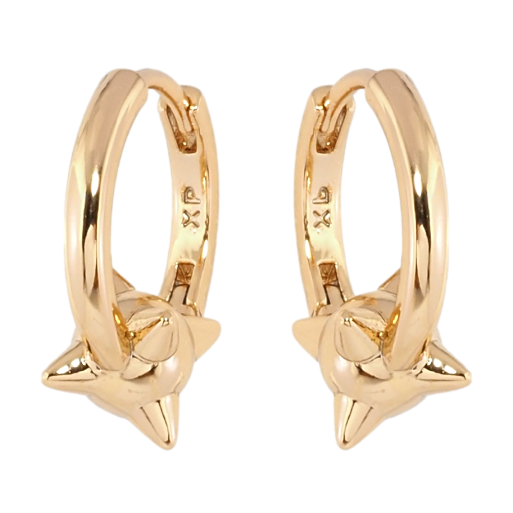 Сережки Xuping Позолота 18K колечка Декоративні фото №19